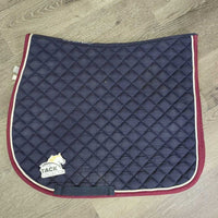 Quilt Jumper Pad *gc, dirt, hair, mnr pills, rubs, stains, puckers, curled edges, faded
