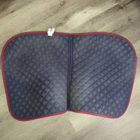 Quilt Jumper Pad *gc, dirt, hair, mnr pills, rubs, stains, puckers, curled edges, faded
