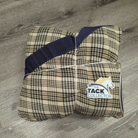 Baker Style Cotton Sheet - Blanket *gc, clean, rubs, faded, hairy & weak velcro, shrunk?, older
