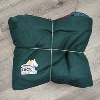Wool Show Cooler, Leather & Tail Trim "Willow Grove Champ" *vgc/xc, clean, hair, older
