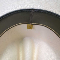 Genuine Shantung Panama Straw Western Hat *vgc, mnr stains & bent brim
