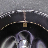 Vintage Texas Star 3x Felt Western Hat, Leather Band, Feather *gc, faded?, v.dusty, unglued band end
