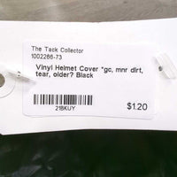 Vinyl Helmet Cover *gc, mnr dirt, tear, older?
