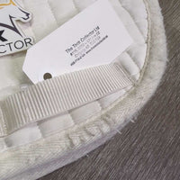 Quilt Dressage Pad *gc, clean, hairy, pilly, rubs, mnr dingy, stains, holes, puckers

