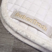 Quilt Dressage Pad *gc, clean, hairy, pilly, rubs, mnr dingy, stains, holes, puckers
