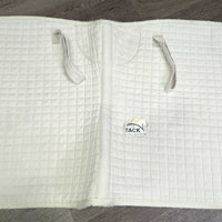 Quilt Dressage Pad *gc/fair, clean, hairy, pilly, holes, mnr dingy, stains, rubs, puckers
