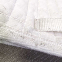 Quilt Dressage Pad *fair, hairy, pilly, unstitched, holes, mnr stains, dingy, rubs threads
