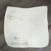 Quilt Dressage Pad *fair, hairy, pilly, unstitched, holes, mnr stains, dingy, rubs threads
