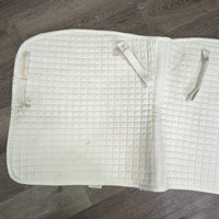 Quilt Dressage Pad *fair, hairy, pilly, unstitched, holes, mnr stains, dingy, rubs threads
