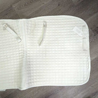 Quilt Dressage Pad *fair, hairy, pilly, unstitched, holes, mnr stains, dingy, rubs threads
