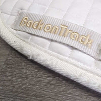 Quilt Dressage Pad *gc/fair, hairy, pilly, rubs, holes, mnr stains, dingy, threads, puckers
