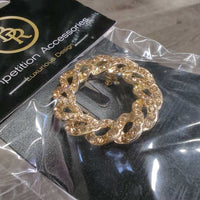 Infinity Round Crystal Stock Pin, package, board *new
