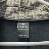 Fleece Lined Jacket, Zipper *gc, hairy lining, collar corners & cuffs: rubs, fading & pills
