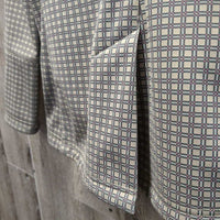 Fleece Lined Jacket, Zipper *gc, hairy lining, collar corners & cuffs: rubs, fading & pills

