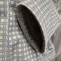 Fleece Lined Jacket, Zipper *gc, hairy lining, collar corners & cuffs: rubs, fading & pills
