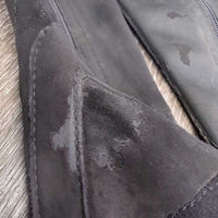 JUNIORS Synthetic Half Chaps *fair, peeling, dirt, rubs, v.stretched els
