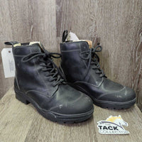 Winter Paddock Boots, laces, Fleece *xc/vgc, clean & residue, mnr scuffs, marks, rubs & scratches, older
