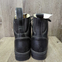 Winter Paddock Boots, laces, Fleece *xc/vgc, clean & residue, mnr scuffs, marks, rubs & scratches, older
