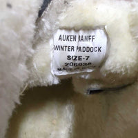 Winter Paddock Boots, laces, Fleece *xc/vgc, clean & residue, mnr scuffs, marks, rubs & scratches, older
