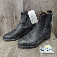 Paddock Boots, zips *gc, older, clean, rubs, scuffs, creases, residue, stretched elastic, scratches, heel rubs
