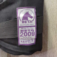 JUNIORS Light Hard Shell Safety Vest, BETA 2009, Level 3 *gc, mnr faded, dirt, thread & hairy, *NO Year
