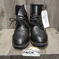 Pr Paddock Boots, laces *vgc/xc, mnr dirt/gunk, rubs, top threads & peeled tongue
