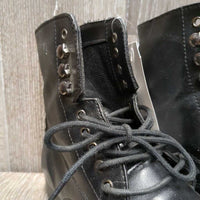 Pr Paddock Boots, laces *vgc/xc, mnr dirt/gunk, rubs, top threads & peeled tongue
