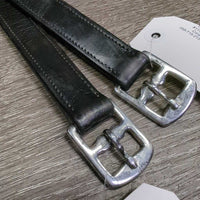 Soft Thick Nylon Lined? Stirrup Leathers *vgc, clean, dents, mnr scrapes
