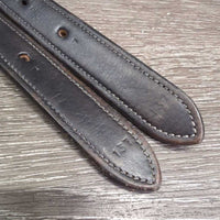 Soft Thick Nylon Lined? Stirrup Leathers *vgc, clean, dents, mnr scrapes
