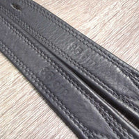 Soft "T Bar" Stirrup Leathers, Loop End, 2 Covers *vgc, dents, scrapes, rubs & threads
