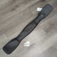 Padded Center Neoprene Short - Dressage Girth, Gel Center, 2x els *gc, stretched & popped elastic, clean, mnr residue, hairy seam, end frays, sharp edge

