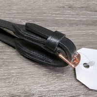 Cotton Web Notched Reins, 2x stoppers *like new
