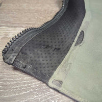 Pr Leather Half Chaps *vgc/gc, clean, cut els, rubbed, cuts in els*, mnr wavy, residue, bute

