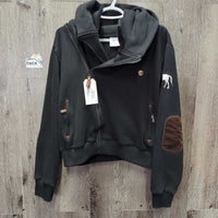Zip Up Riding Hoodie, helmet hood *vgc, clean. mnr hair, pills , mnr discolour
