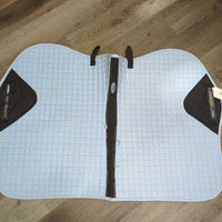 Quilt Jumper Saddle Pad, tabs *vgc/gc, clean, v.hairy, mnr rubs, faded & stains?
