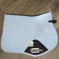 Quilt Jumper Saddle Pad, tabs *vgc/gc, clean, v.hairy, mnr rubs, faded & stains?
