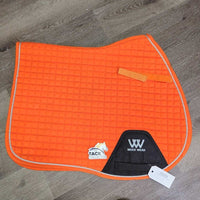 Quilt Jumper Pad, piping *vgc, clean, mnr hair, residue, stains, rubs, pills, v. mnr faded
