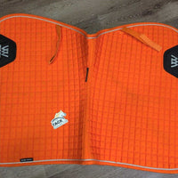 Quilt Jumper Pad, piping *vgc, clean, mnr hair, residue, stains, rubs, pills, v. mnr faded
