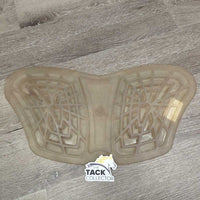 Gel Front Riser Half Pad *vgc, mnr dirt, slices, dents, discolor
