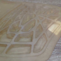 Gel Front Riser Half Pad *vgc, mnr dirt, slices, dents, discolor
