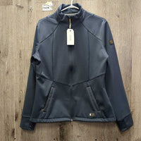 Light Fleece?Fur Lined Soft Shell Jacket, zipper *xc/like new

