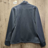Light Fleece?Fur Lined Soft Shell Jacket, zipper *xc/like new
