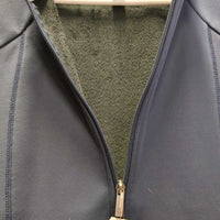 Light Fleece?Fur Lined Soft Shell Jacket, zipper *xc/like new
