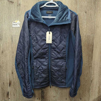 Quilt Fleece Jacket *vgc, clean, mnr hair
