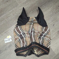 Hvy Mesh Bug Eye Fly Mask, ears *gc/fair, pushed in/crumpled eyes, No Nose, mnr hair, tears - pulls, torn els
