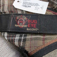 Hvy Mesh Bug Eye Fly Mask, ears *gc/fair, pushed in/crumpled eyes, No Nose, mnr hair, tears - pulls, torn els
