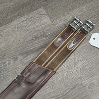 Padded Anatomic Sm Belly Girth, x2 els, x2 d rings *vgc, clean, mnr dirt, hair, rubs
