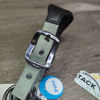 Padded Nylon & Leather Halter, snap, adj *xc/vgc, mnr scuffs
