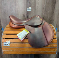 14" Adj *Med/Purple Gullet In *Measures 5.75" M/W R.Pessoa Pony XCH Close Contact, 2 Billet Guards, 2 Front & 2 Back Velcro Blocks, Tan Pessoa Cover, Foam Panels, Flaps: 10.5"L x 10"W Serial # 490009 SF 14
