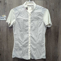 SS Button up Show Shirt *gc, mnr stains, wrinkles
